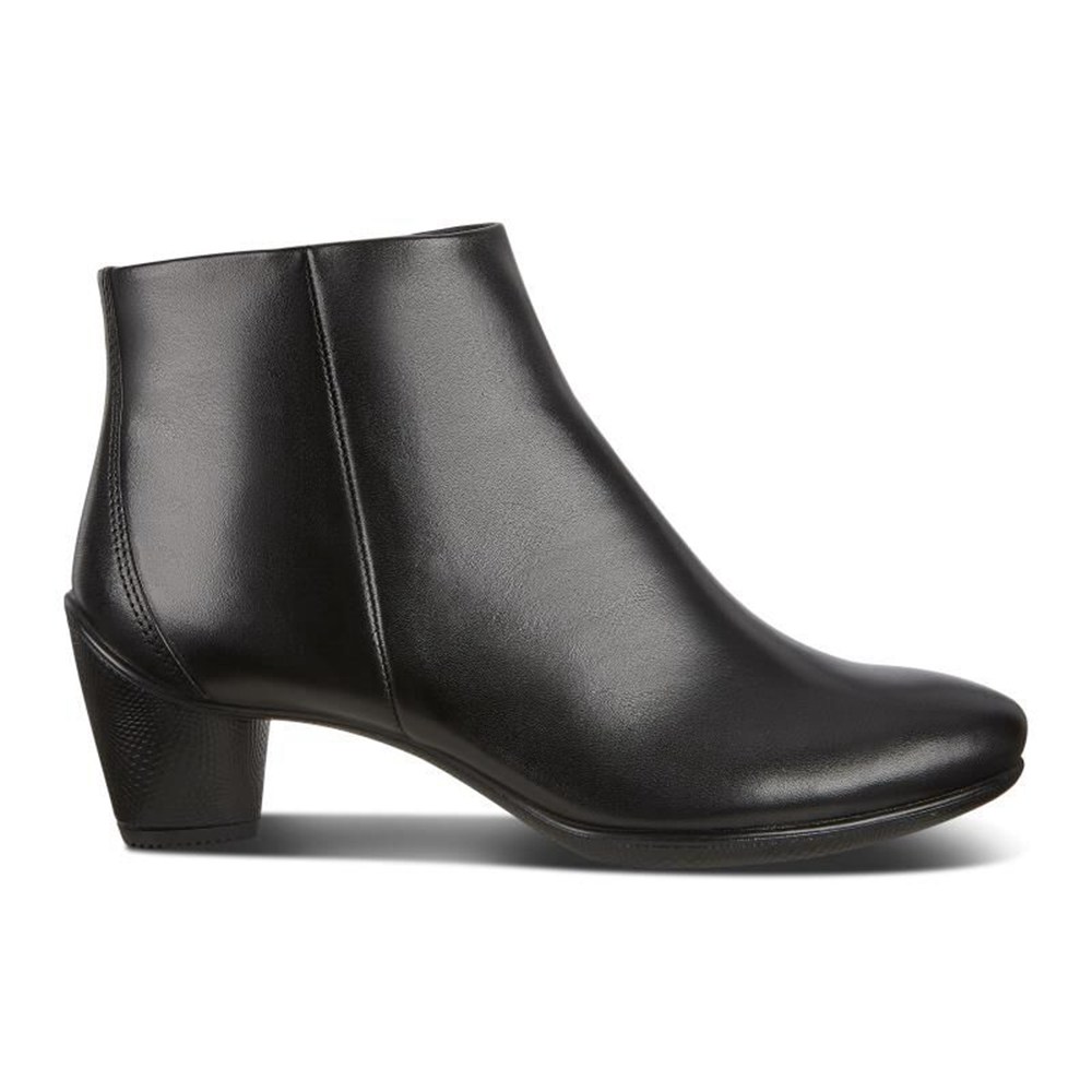 Womens Ankle Boots - ECCO Sculptured 45 - Black - 5087YRMVG